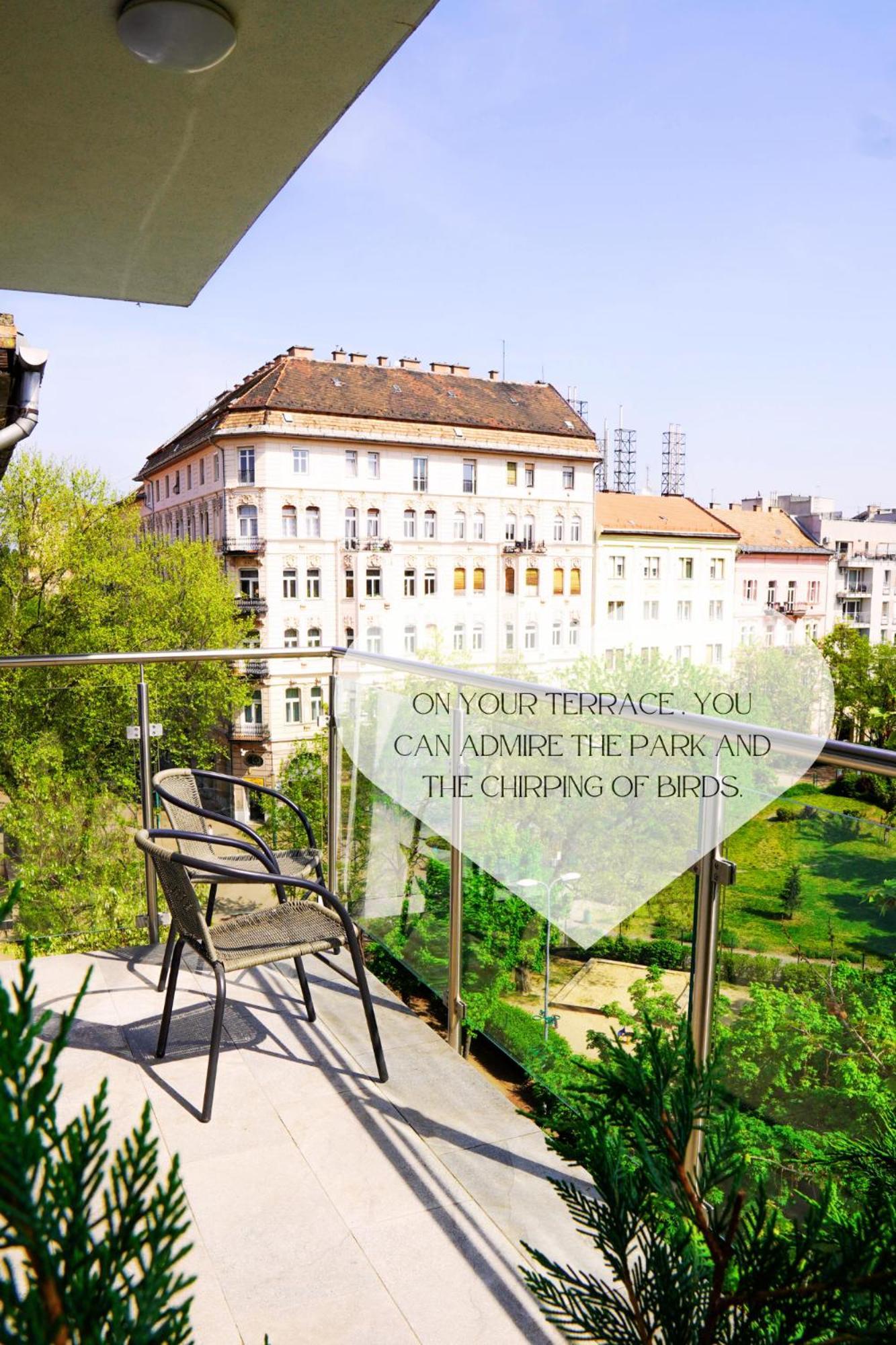 בודפשט Matyas Corner Apartments Green Square Apartment חדר תמונה